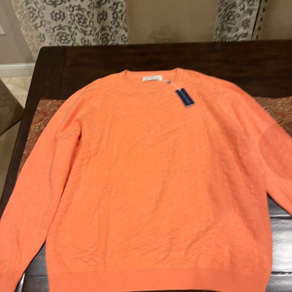 Holderness & Bourne Men's XXL The Ward Sweater Orange MSRP $185 - Picture 2 of 7